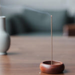 Load image into Gallery viewer, Wooden Incense Dish Minimalist
