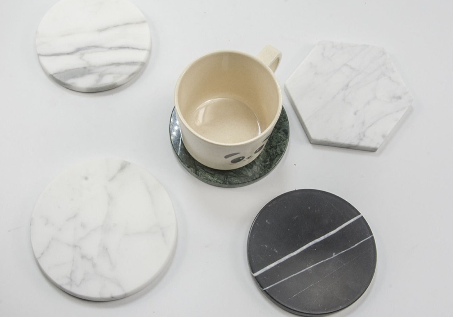 Round Marble Coasters