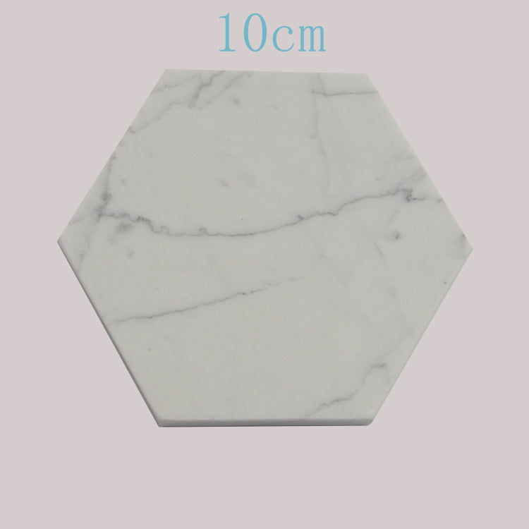 Hexagonal Marble Coasters