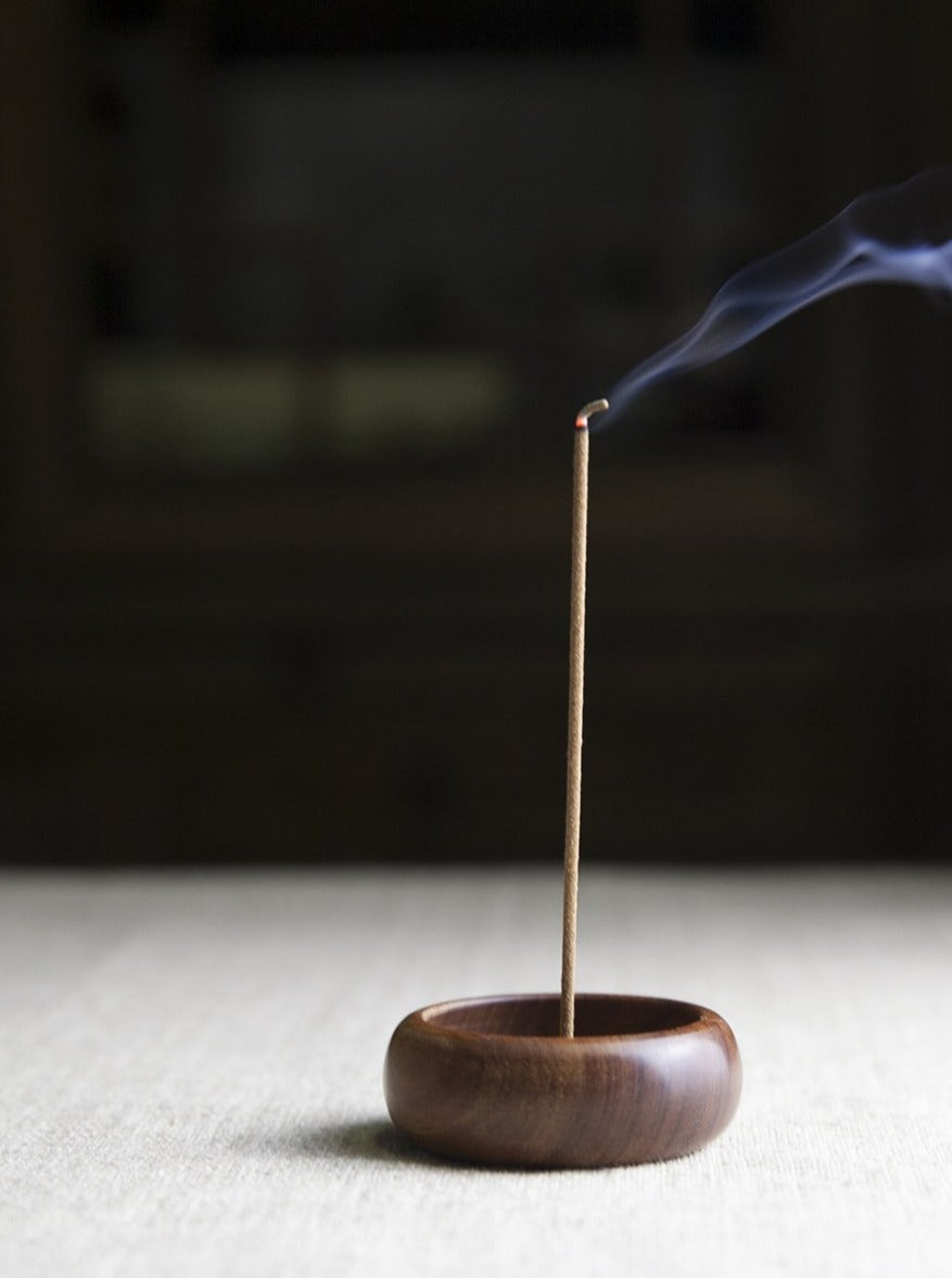 Wooden Incense Dish Minimalist